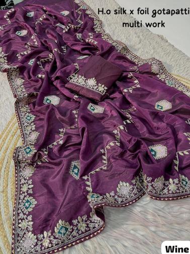Vinayak foil gotapatti surat saree factory